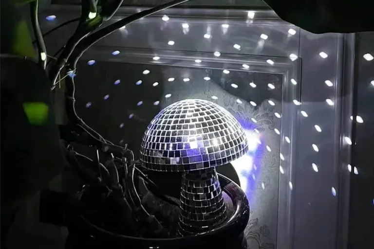 Rotating Disco Ball Lamp